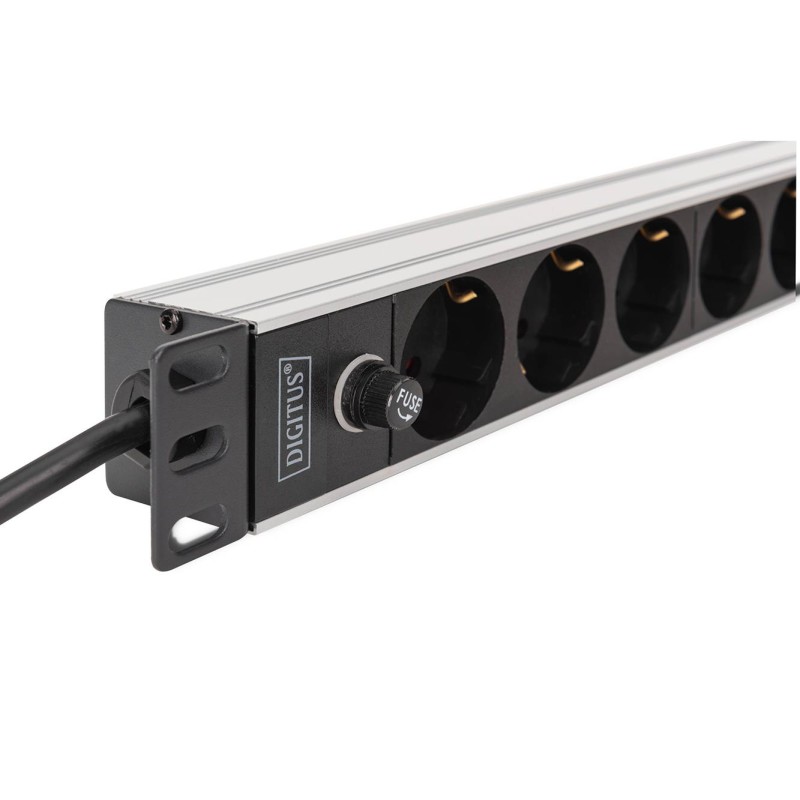 Listwa zasilająca DIGITUS PDU Rack 19" z bezpiecznikiem prze… | PartsPC.pl