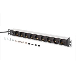 Listwa zasilająca DIGITUS PDU Rack 19" z bezpiecznikiem prze… | PartsPC.pl