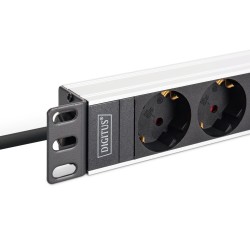 Listwa zasilająca DIGITUS PDU Rack 19", 9 gniazd Schuko | PartsPC.pl