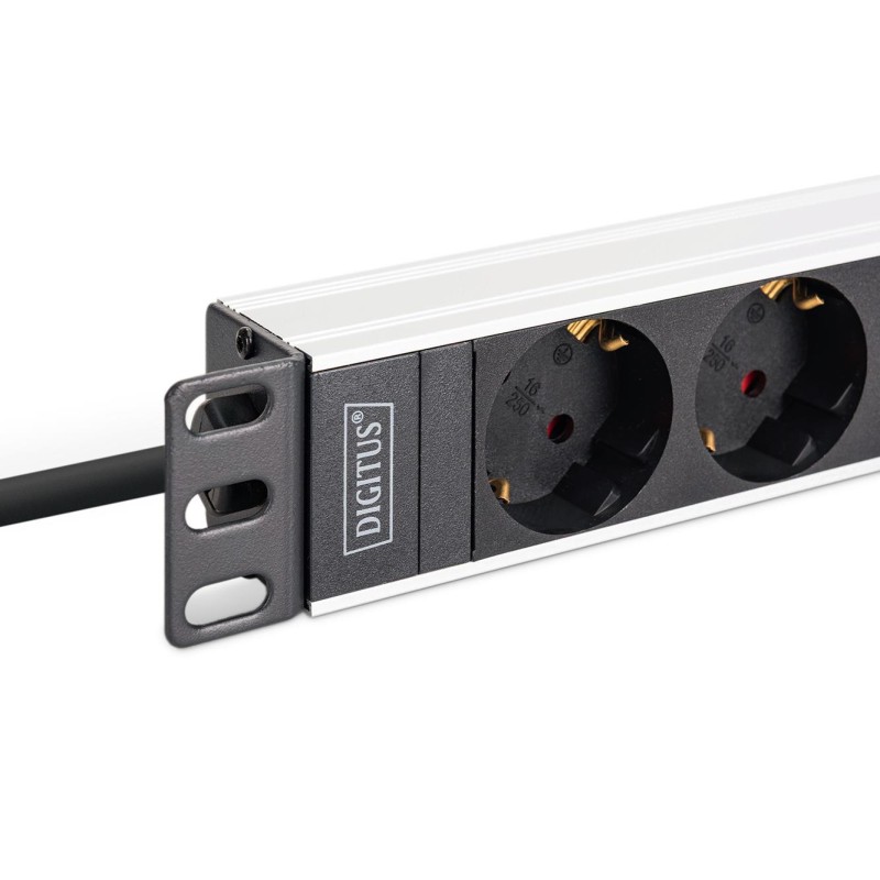 Listwa zasilająca DIGITUS PDU Rack 19", 9 gniazd Schuko | PartsPC.pl