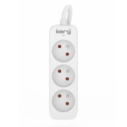 Przedłużacz KERG M02383 3-gniazdowy 1,5m 3×1,0mm2 H05VV-F 10… | PartsPC.pl