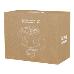 Kostka zasilająca KERG 3-gniazdowa + ładowarka USB-A+USB-C 1… | PartsPC.pl