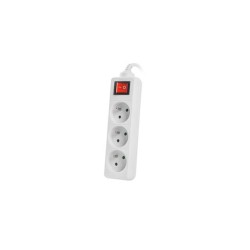 Lanberg PS1-03E-0150-W — Listwa przedłużająca 3 × 230 V