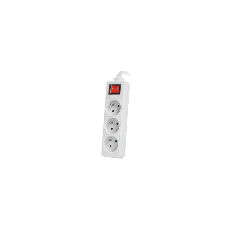 Lanberg PS1-03E-0150-W — Listwa przedłużająca 3 × 230 V