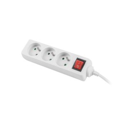 Lanberg PS1-03E-0150-W — Listwa przedłużająca 3 × 230 V