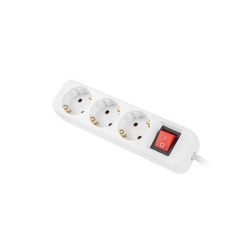Lanberg PS1-03F-0150-W — Listwa przedłużająca 3 × 230 V