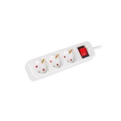 Lanberg PS1-03F-0150-W — Listwa przedłużająca 3 × 230 V