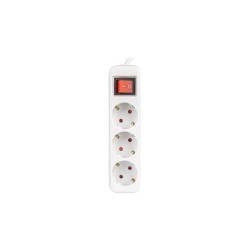 Lanberg PS1-03F-0150-W — Listwa przedłużająca 3 × 230 V