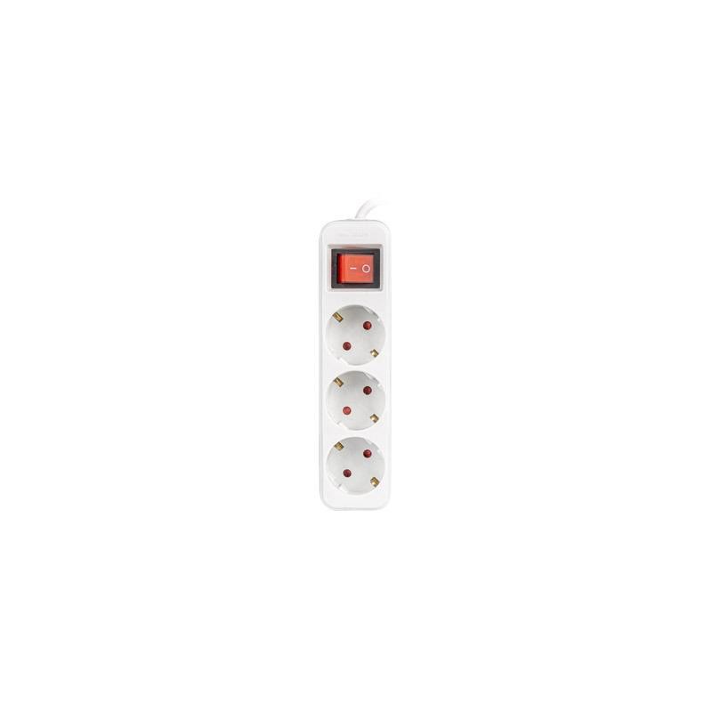 Lanberg PS1-03F-0150-W — Listwa przedłużająca 3 × 230 V