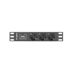 Lanberg PDU-03F-0200-BK — Listwa zasilająca 3 × Schuko