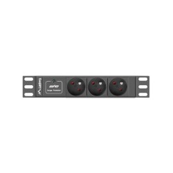 Listwa zasilająca Lanberg do szaf 10" 1U 16A PDU 3x PL 2m cz… | PartsPC.pl
