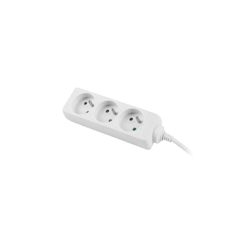 Lanberg PS0-03E-0300-W — Listwa przedłużająca 3 × 230 V