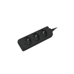 Listwa przedłużacz Lanberg 3m czarna 3x 230V PL, kabel wykon… | PartsPC.pl