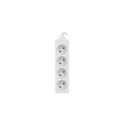 Listwa przedłużacz Lanberg 1,5m biała 4x 230V PL, kabel wyko… | PartsPC.pl