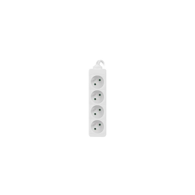 Listwa przedłużacz Lanberg 1,5m biała 4x 230V PL, kabel wyko… | PartsPC.pl