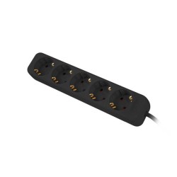 Listwa przedłużacz Lanberg 1,5m czarna 5x 230V Schuko, kabel… | PartsPC.pl