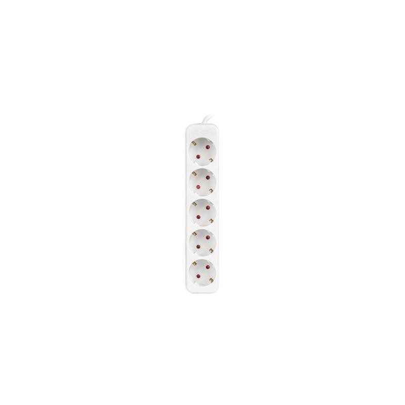 Lanberg PS0-05F-0150-W — Listwa przedłużająca 5 × 230 V