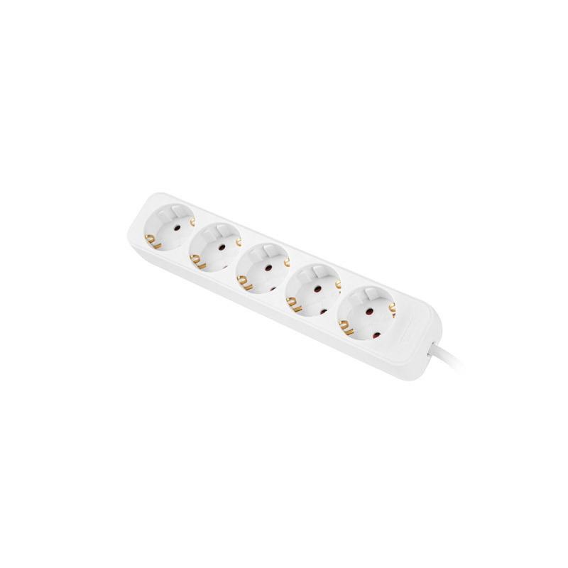 Lanberg PS0-05F-0150-W — Listwa przedłużająca 5 × 230 V