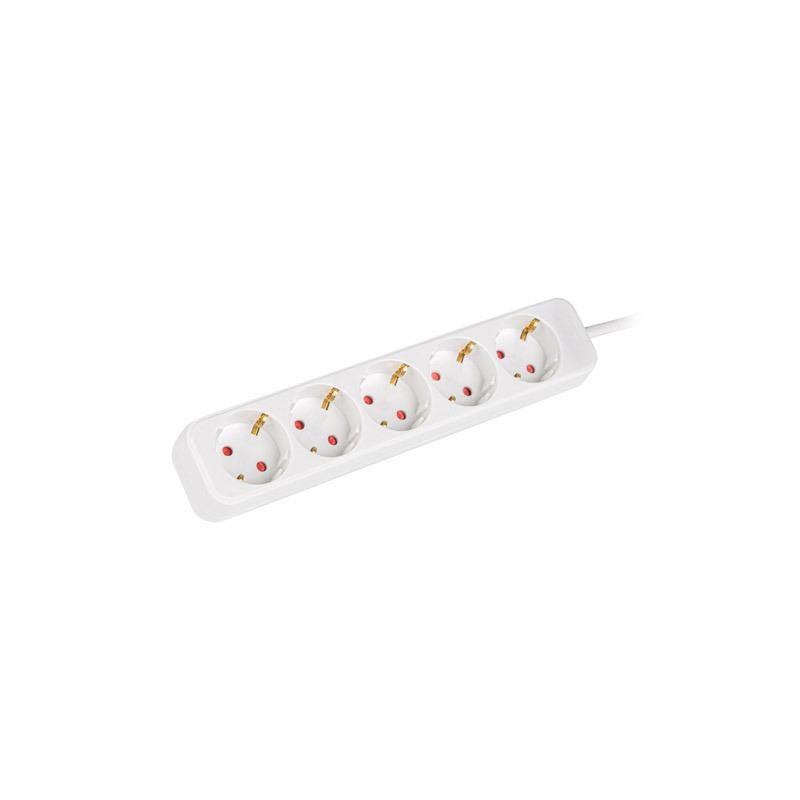 Lanberg PS0-05F-0150-W — Listwa przedłużająca 5 × 230 V