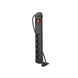 Listwa zasilająca Lanberg SP1 3m 5x 230V PL czarna | PartsPC.pl