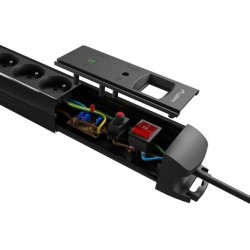 Listwa zasilająca Lanberg SP1 3m 5x 230V PL czarna | PartsPC.pl