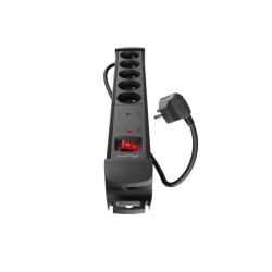 Listwa zasilająca Lanberg SP1 3m 5x 230V PL czarna | PartsPC.pl