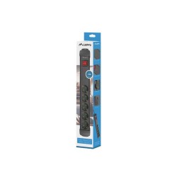 Listwa zasilająca Lanberg SP1 3m 5x 230V Schuko czarna | PartsPC.pl