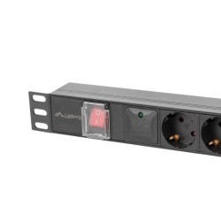Listwa zasilająca Lanberg Rack PDU 19"1U 16A 6x 230V... | PartsPC.pl