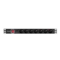 Listwa zasilająca Lanberg do RACK 1U 16A PDU 7x PL 2m czarna… | PartsPC.pl