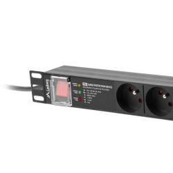 Listwa zasilająca Lanberg do RACK 19" 1U 16A PDU PRO 7x... | PartsPC.pl