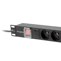 Listwa zasilająca Lanberg do RACK 1U 16A PDU 4x PL + 4x IEC … | PartsPC.pl