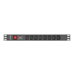 Listwa zasilająca Lanberg do RACK 1U 16A PDU 19" 8x IEC C13 … | PartsPC.pl