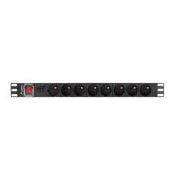 Listwa zasilająca Lanberg do RACK 1U 16A PDU 8x PL 2m czarna… | PartsPC.pl