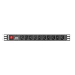 Listwa zasilająca Lanberg do RACK 1U 10A PDU 10x IEC C13 2m … | PartsPC.pl