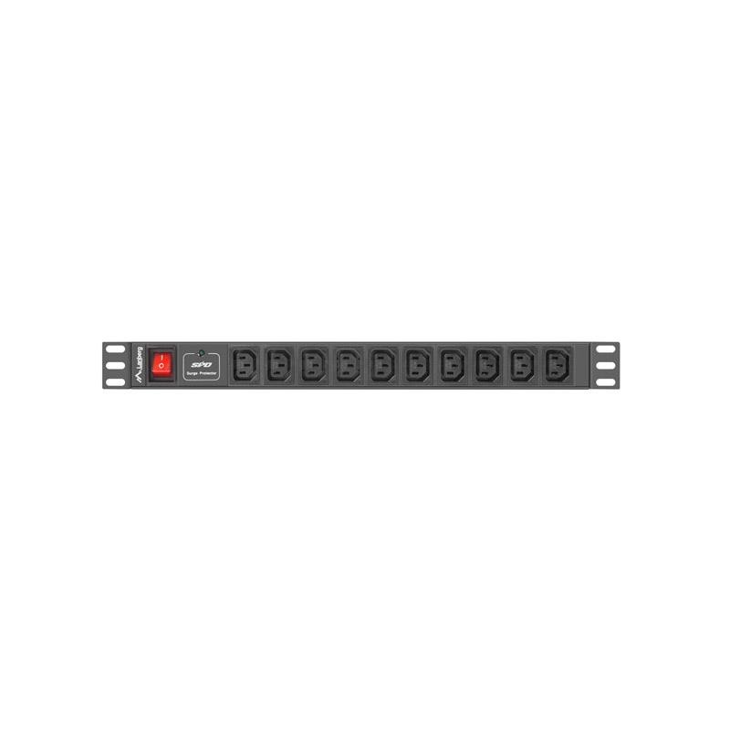 Listwa zasilająca Lanberg do RACK 1U 10A PDU 10x IEC C13 2m … | PartsPC.pl