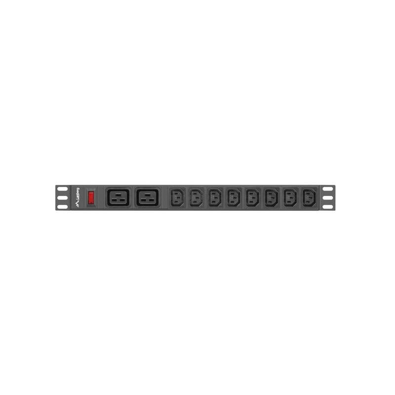 Listwa zasilająca Lanberg do RACK 1U 16A PDU 19" 2x C19, 8x … | PartsPC.pl