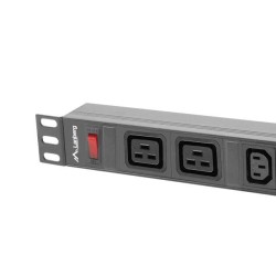 Listwa zasilająca Lanberg do RACK 1U 16A PDU 19" 2x C19, 8x … | PartsPC.pl