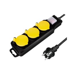 Listwa zasilająca LogiLink LPS253 3 gniazda ON/OFF 1,5m, zew… | PartsPC.pl