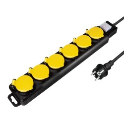 Listwa zasilająca LogiLink LPS256 6 gniazda ON/OFF 1,5m, zew… | PartsPC.pl