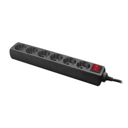 Listwa zasilająca LogiLink LPS202B 6 gniazd ON/OFF 1,5m czar… | PartsPC.pl