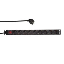 Listwa zasilająca LogiLink do szaf PDU9C02 19" 16A PDU 9x Sc… | PartsPC.pl