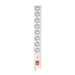 Listwa zasilająca Lestar LX 810 1,5m szara | PartsPC.pl
