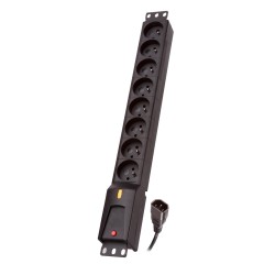 Listwa zasilająca Lestar LZRM 810 BW G-A K.:CZ 1,5M IEC320… | PartsPC.pl