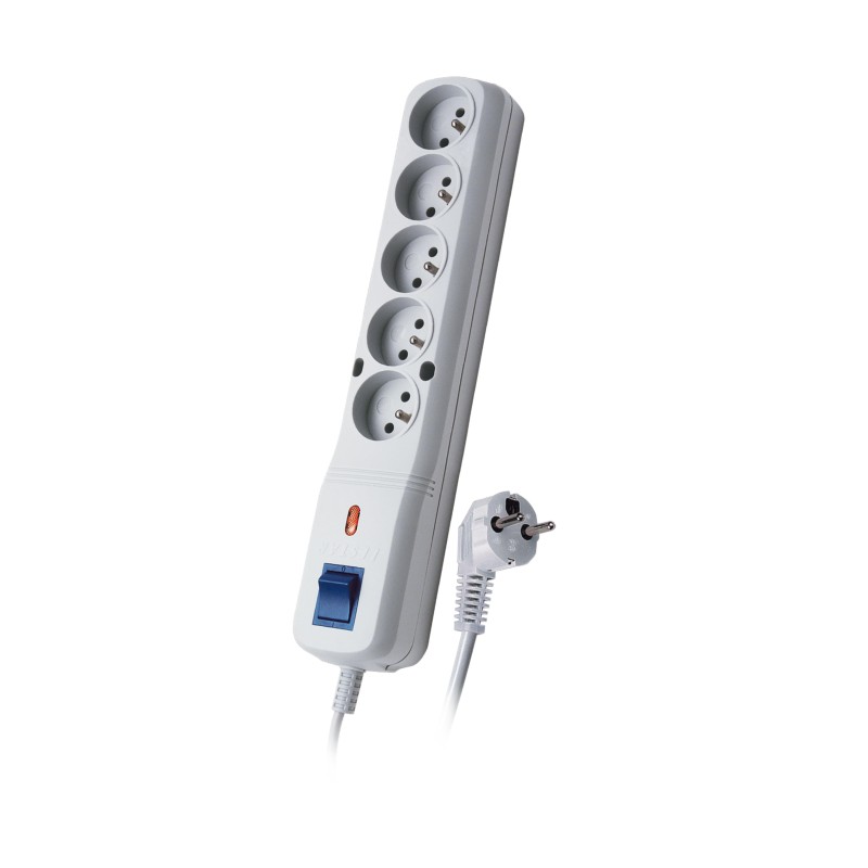 Listwa zasilająca Lestar LF-530WA 5+ 3m szara | PartsPC.pl