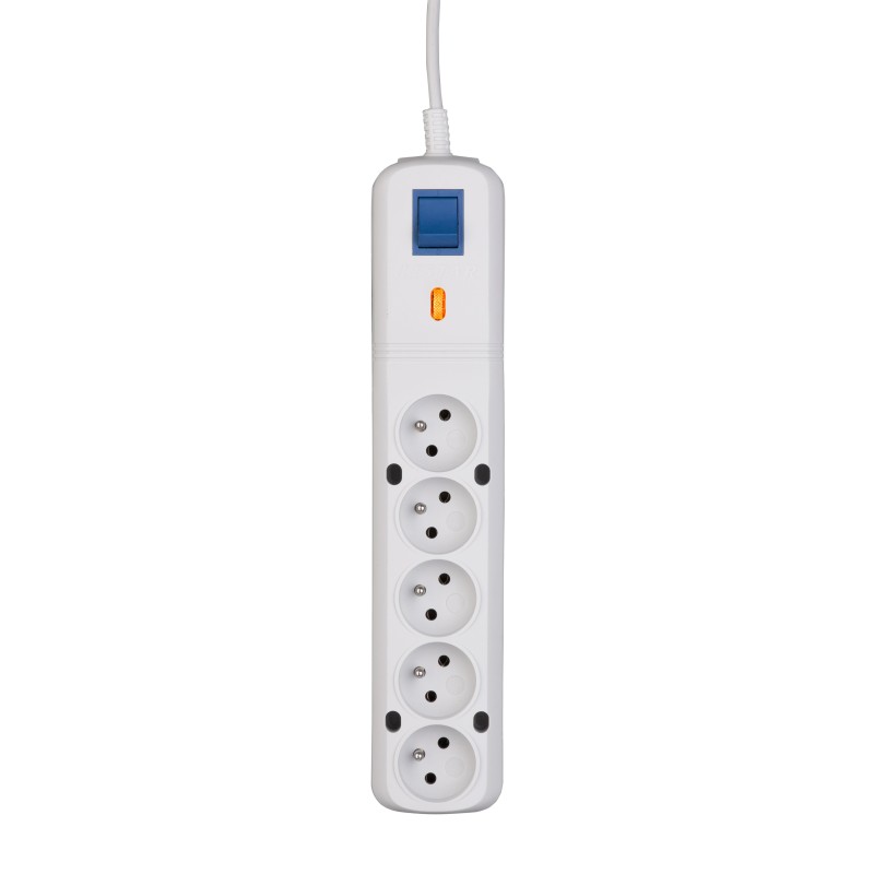 Listwa zasilająca Lestar LF-530WA 5+ 3m szara | PartsPC.pl