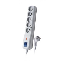 Listwa zasilająca Lestar LV-530W 5W 5m szara | PartsPC.pl
