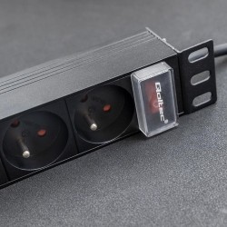 Listwa zasilająca Qoltec PDU do RACK 10" | 1U | 16A | 4xFREN… | PartsPC.pl