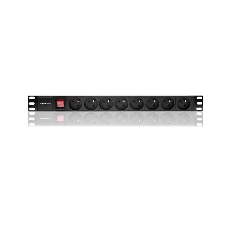 Listwa zasilająca Qoltec do RACK 1U | 16A | PDU | 8xFRENCH |… | PartsPC.pl