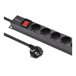 Qoltec Listwa zasilająca PDU do RACK | 16A | 16xSCHUKO | Pio… | PartsPC.pl