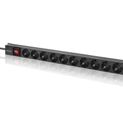 Qoltec Listwa zasilająca PDU do RACK | 16A | 16xSCHUKO | Pio… | PartsPC.pl